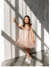 Light Pink Lace Tulle Short Flower Girl Dress Light Pink Lace Tulle Short Flower Girl Dress
